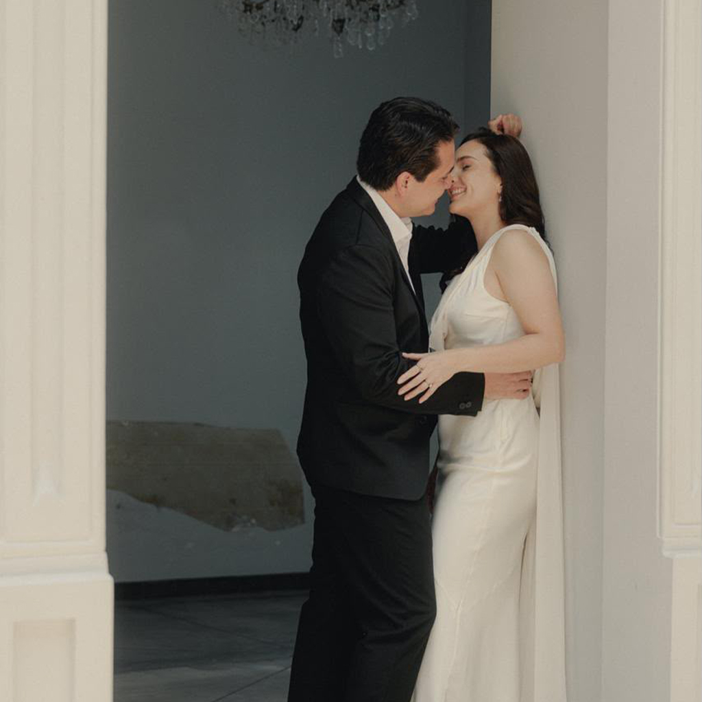 Mayra y Jorge frente con frente